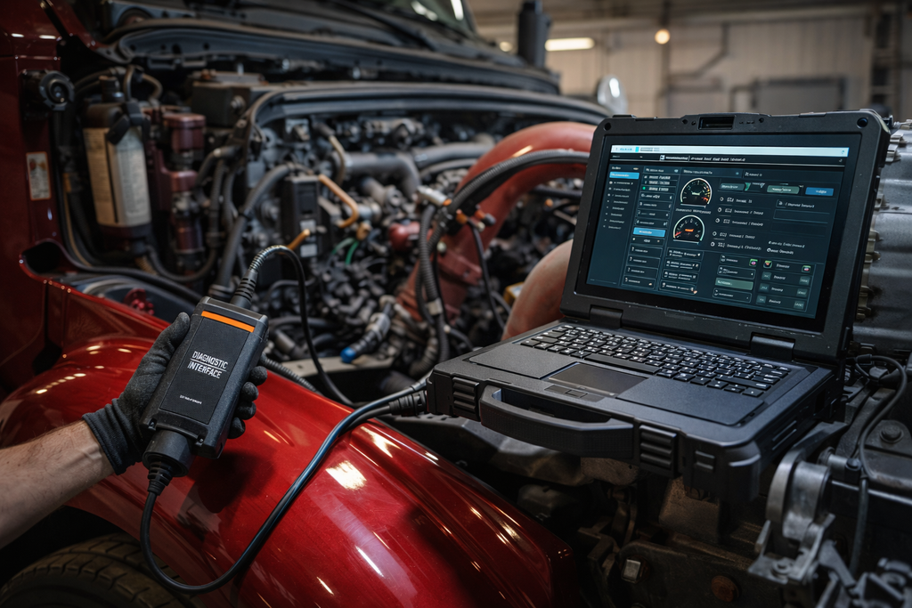 How Workshops Choose the Right OEM Diagnostic Laptop for Heavy-Duty Truck Diagnostics