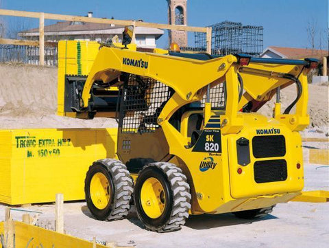 Komatsu SK818-5 SK820-5 Turbo Skid Steer Loader OEM Workshop Service Manual #2