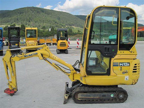 Komatsu PC12R-8 PC15R-8 Mini Excavator Official Workshop Service Repair Technical Manual