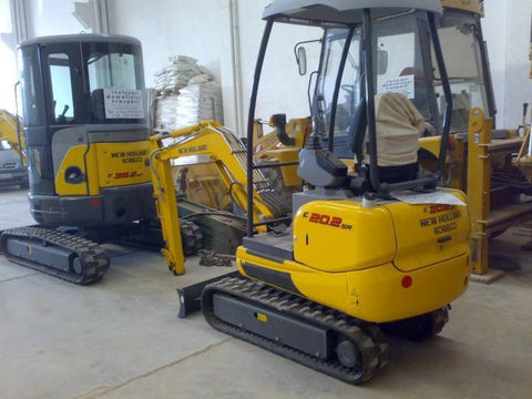 New Holland E20.2SR - E22.2SR - E27.2SR Mini Crawler Excavator Official Workshop Service Repair Technical Manual