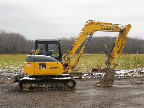 Komatsu PC78MR-6 Mini Excavator Official Workshop Service Repair Technical Manual