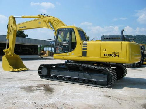Komatsu PC300-6 PC300LC-6 Excavator Official Workshop Service Repair Technical Manual