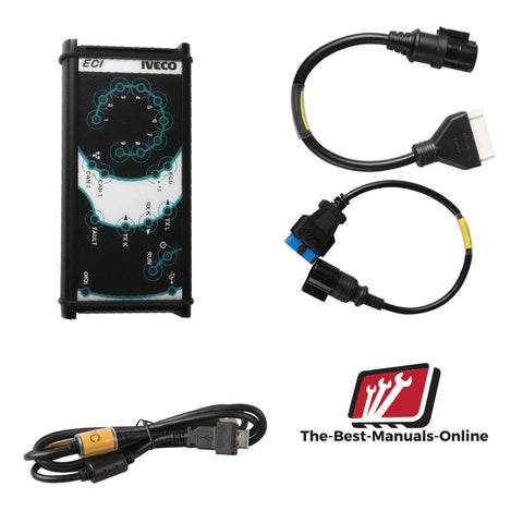 Genuine IVECO DIAGNOSTIC KIT (ECI) Diagnostic Adapter- Easy V16.1 Software 2023 ! Full Online Installation And Activation Service !