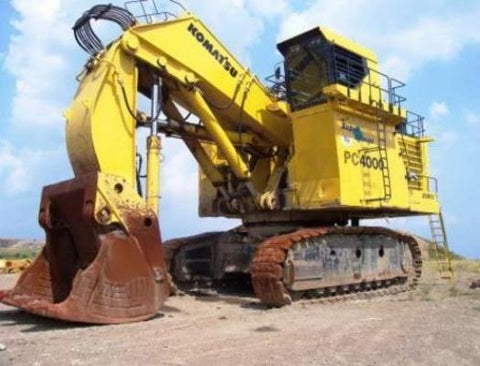 Komatsu PC4000-6 Hydraulic Mining Shovel Official Workshop Service Repair Manual
