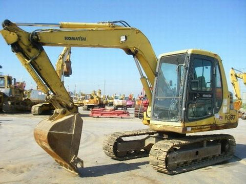 Komatsu PC60-7 Hydraulic Excavator Official Workshop Service Repair Technical Manual