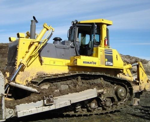 Komatsu D375A-5 Radio Control Specification Bulldozer Official Workshop Service Manual