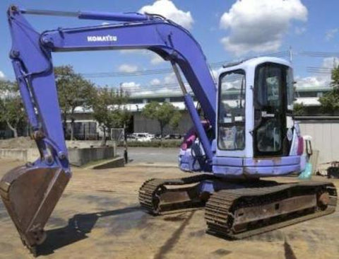 Komatsu PC75UU-3 Mini Excavator Official Workshop Service Repair Technical Manual