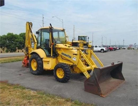 Komatsu WB140PS-2 WB150PS-2 Power Shift Backhoe Loader Official Workshop Service Manual