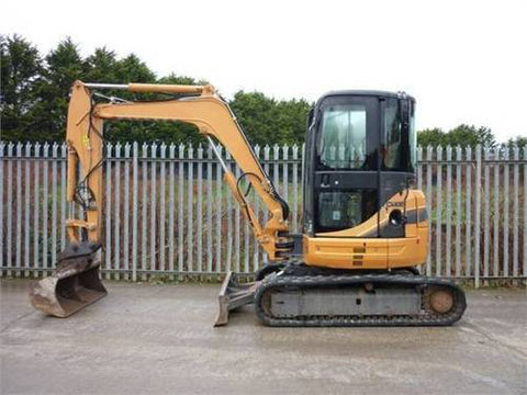 Case CX40B CX50B Mini Excavator & Engine Factory Workshop Service Manuals Set