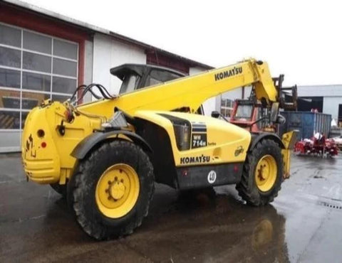 Komatsu WH713-1E0 WH714H-1E0 Telescopic Handler Official Workshop Service Manual