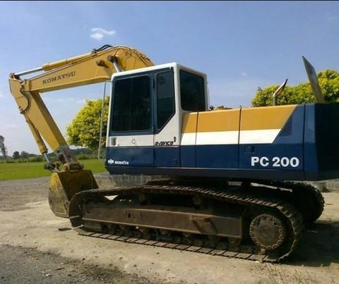 Komatsu PC200-5 PC200-5 Mighty Hydraulic Excavator Official Workshop Service Manual