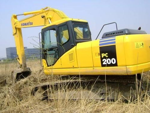 Komatsu PC200-7 PC200LC-7 Hydraulic Excavator Official Workshop Service Manual