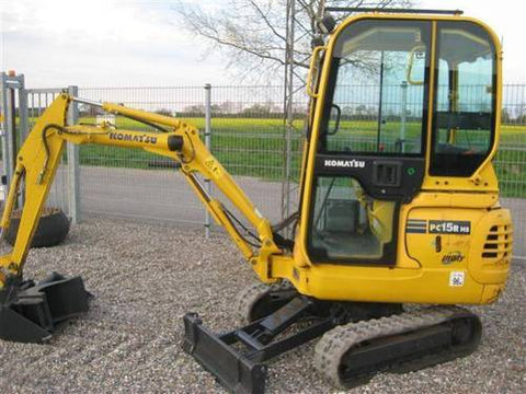 Komatsu PC15R-8 Mini Excavator Official Workshop Service Repair Technical Manual