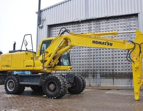 Komatsu PW150-1 Wheeled Excavator Official Workshop Service Repair Manual