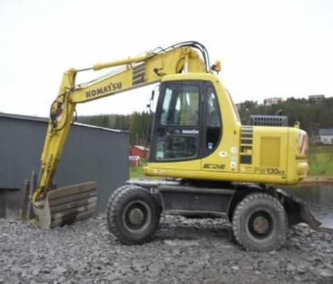 Komatsu PW130ES-6K Wheeled Excavator Official Workshop Service Repair Manual