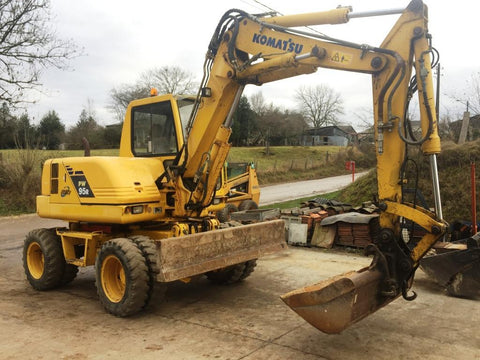 Komatsu PW95R-2 Wheeled Excavator Official Workshop Service Repair Manual