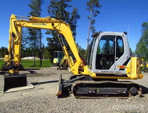 New Holland E80BMSR Midi Crawler Excavator Official Workshop Service Repair Technical Manual
