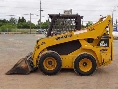 Komatsu SK1026-5 Turbo Skid Steer Loader Official OEM Workshop Service Repair Manual