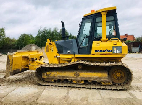 Komatsu D41E-6 D41P-6 Bulldozer Official Workshop Service Repair Technical Manual