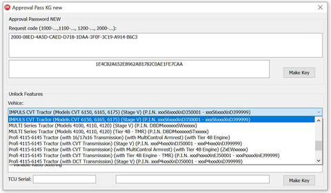 New Advanced CNH APPROVAL PASSWORD GENERATOR v4 - For New Holland Case IH And More !