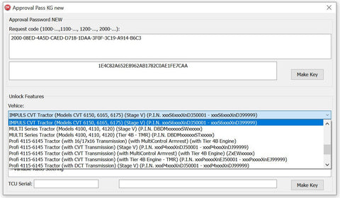 New Advanced CNH APPROVAL PASSWORD GENERATOR v4 - For New Holland Case IH And More !