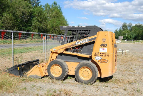 CASE 410 420 Skid Steer Loader & 420CT Compact Track Loader Service Manual (NO Tracks)