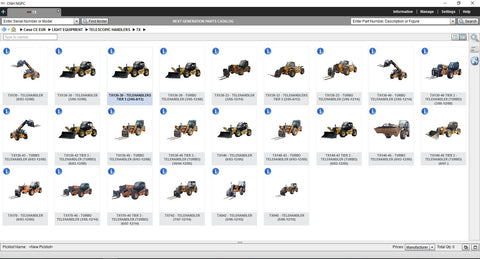 Case Construction Next Generation CE Europe 2019 EPC -All Models & Serials Up To 2020 Parts Manuals