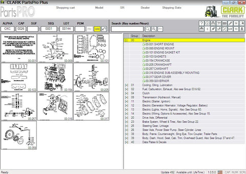 Clark Forklift Parts PRO PLUS EPC Parts Manuals Software Latest 2023 All Regions
