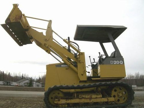 Komatsu D20Q-6 D21Q-6 D21E-6 Bulldozer Official Workshop Service Manual