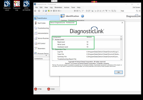 Detroit Diesel Heavy Duty Diagnostic Kit 2025 With Laptop & Genuine Nexiq USB Link 3 And DDDL 8.21