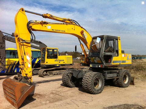 Jcb JS130W JS145W JS160W JS175W Wheeled Excavator Workshop Service Repair Manual