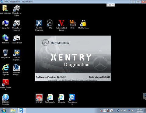 Diagnostic Software Pack For Mercedes - Include Latest Xentry WIS EPC Veediamo And DAS 2025