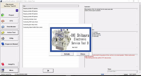 IHI Shibaura Electronic Service Tool Diagnostic Software