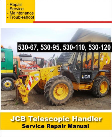Jcb Telescopic Handler 535-67 537-120 537-130 Workshop Service Manual #1