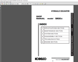 KOBELCO Construction Machinery Service Library Latest 2019 - PDF Service Manuals Complete Set !