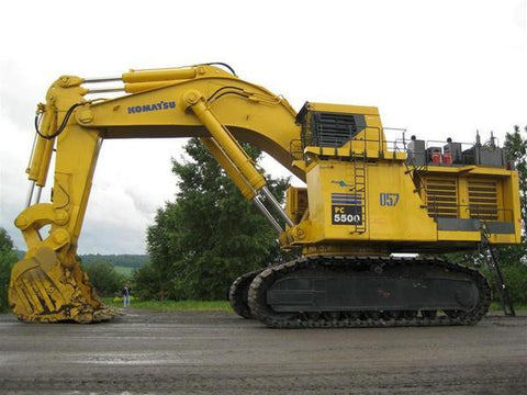 Komatsu PC5500E-6 Hydraulic Excavator Official Workshop Service Repair Manual