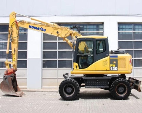 Komatsu PW130-7K Wheeled Excavator Official Workshop Service Repair Manual