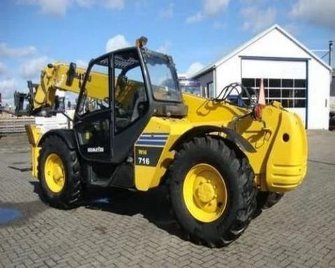 Komatsu WH714H-1 WH716-1 Telescopic Handler Official Workshop Service Manual