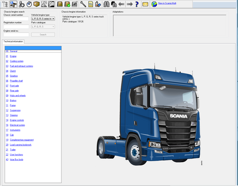 Scaniia Multi 2021 EPC Electronic Parts Catalog & Service Info 2021