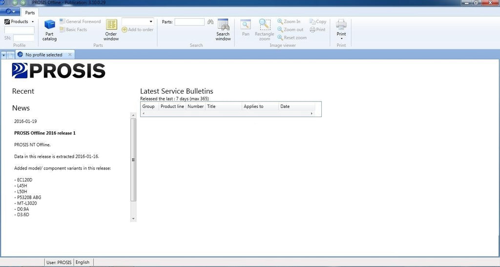 Volvo PROSIS Parts Catalog & Service Repair Manuals EPC 01/2016.
