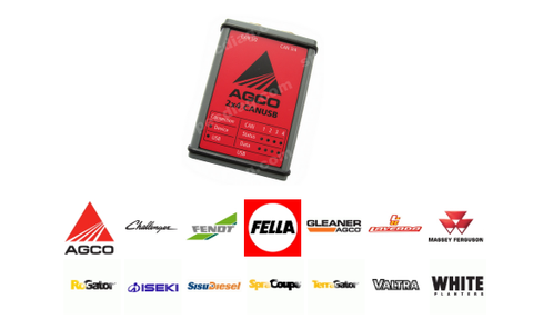 Valtra / Laverda / Challenger / FELLA / GLEANER - Genuine DIAGNOSTIC KIT (CANUSB) - With Latest Electronic Diagnostic Tool (EDT) 2025