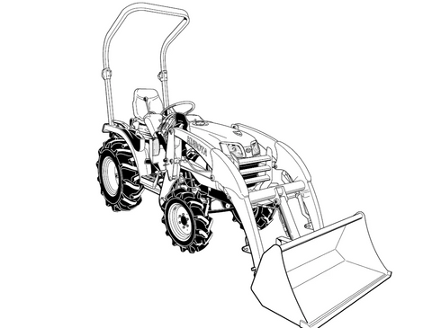 Kubota LA213 Tractor Official Assembly Instruction Manual