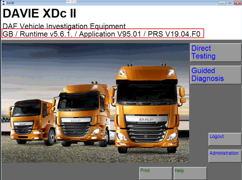 Buy DAF VCI Lite Interface & Davie Software Diagnostic Kit