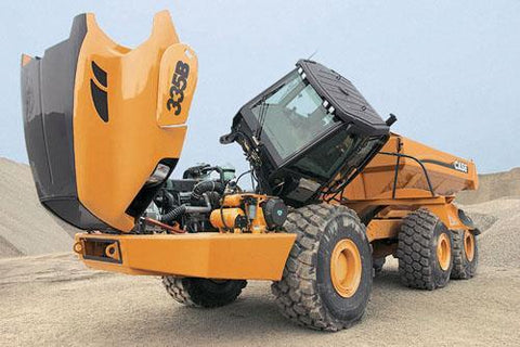 CASE 335B 340B T3 SIMPLEMUX Articulated Truck Workshop Service Repair- Include Engine Manual !