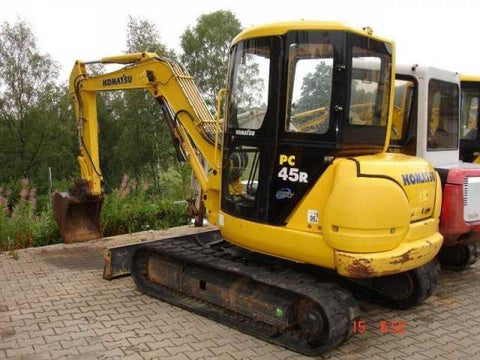 Komatsu PC35R-8 PC45R-8 Mini Excavator Official Workshop Service Repair Technical Manual