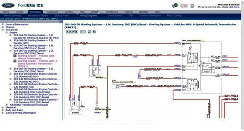 Ford Etis 2017 - Electronic Technical Information System For All Ford Models - Full Service Info !!