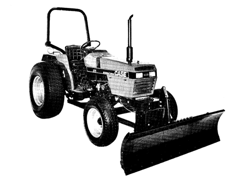 Case IH 72F Blade Tractor Official Operator's Manual