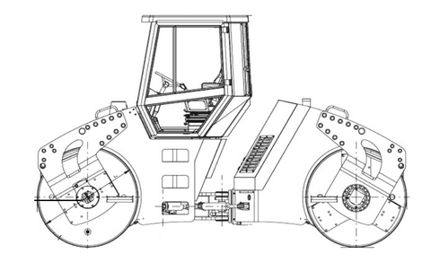 Case DV207 DV207HF Vibratory Roller Official Workshop Service Repair Manual