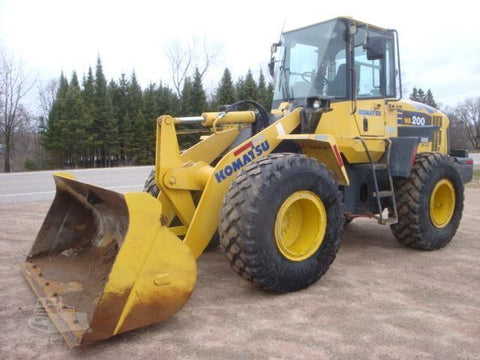 Komatsu WA200-5 WA200PT-5 Wheel Loader Official Workshop Service Repair Technical Manual
