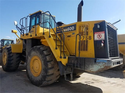 Komatsu WA600-6R Wheel Loader Official Workshop Service Repair Technical Manual